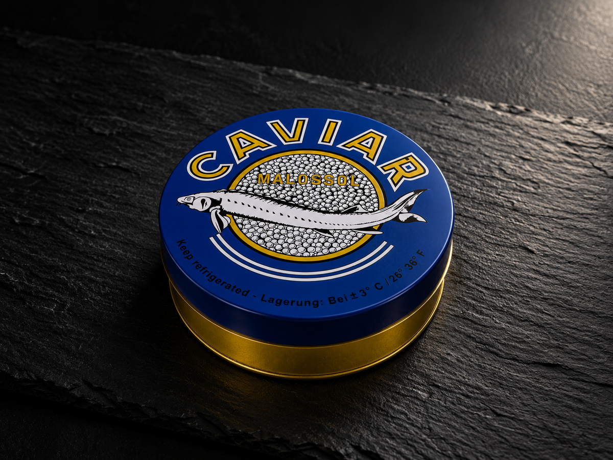 Premium Sturgeon Black Caviar from Uruguay 4 oz
